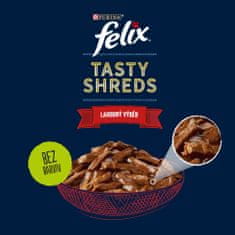 Felix FANTASTIC Tasty Shreds multipack lahodný výběr ve šťávě 72x80 g