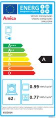 Amica kombinovaný sporák SPA 18 ZPW