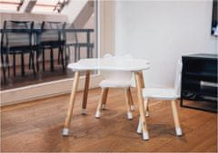 Freeon Dřevěný stolek s židlemi Medvěd
