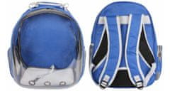 Merco Petbag Transparent batoh na mazlíčky tm. modrá, 1 ks