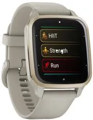 Garmin VENU SQ 2 Music, Cream Gold/French Gray