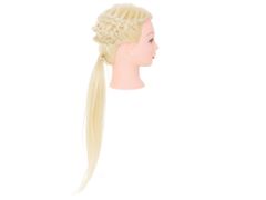 Aga Kadeřnická hlava - školení - přírodní blond vlasy