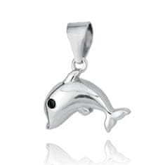 NUBIS Stříbrný přívěšek delfínek