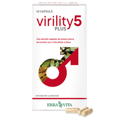 Erba Vita VIRILITY 5 PLUS doplněk stravy - normální funkce mužského ústrojí