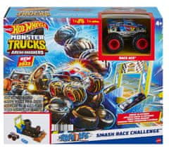Hot Wheels Monster Trucks aréna: Závodní výzva Herní set - Srážka HNB87