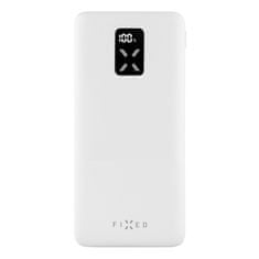 FIXED Powerbanka Zen 10 s LCD displejem a výstupem PD 20W, 10 000 mAh FIXZEN-10-WH, bílá