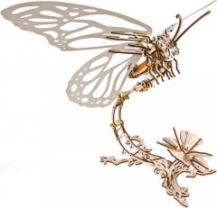 UGEARS  3D puzzle Motýl s květinou 168 dílků