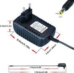 YUNIQUE GREEN-CLEAN Napájecí zdroj 12V 2A transformátory 24W napájecí adaptér pro LED pásk, univerzální nabíječku, displej, rádio a další zařízení