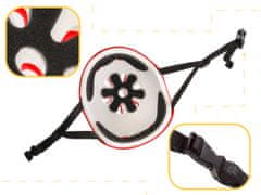 Ikonka Chrániče přileb pro jízdu na kolečkových bruslích nastavitelné červené