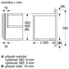 Bosch vestavná mikrovlnná trouba BFR634GS1