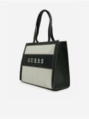 Guess Černo-béžová dámská kabelka Guess Monique Tote UNI