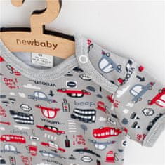 NEW BABY Kojenecké bavlněné tričko s krátkým rukávem Go!go!go!, 62 (3-6m)