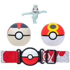 Jazwares Pokémon Clip n Go - Trenérský pásek se Machop