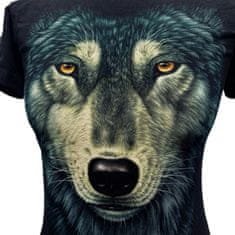 Rock Eagle Dámské bavlněné tričko s HD potiskem vlka THREL01, L