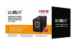 Kemot Zdroj záložní UPS KEMOT PROsinus URZ3406B 700W 12V, černá