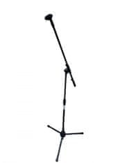 Nexon KSM-2002 - Mikrofonní stojan, černý, výška 170 cm, sada stojan pro mikrofon s objímkou pro mikrofon