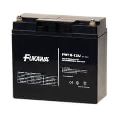 Fukawa olověná baterie FW 18-12 U do UPS APC/ 12V/ 18Ah/ životnost 5 let/ závit M5