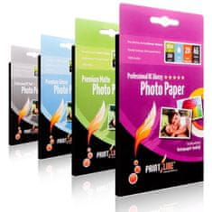 PrintLine Fotopapír A6 Premium matte 230g/m2, matný, 20-pack