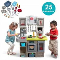 Step2 Velká interaktivní kompaktní kuchyňka pro děti