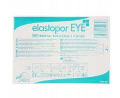ZARYS Elastopor Eye netkané oční krytí 5cm x 7,5cm, sterilní, 50ks