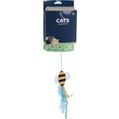Pets Collection Hračka pro kočky Pytlík s včelou, zelená