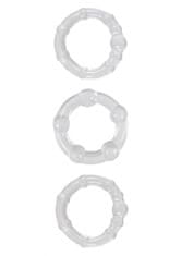 NS Novelties NS Novelties Renegade Intensity Rings Clear kroužky na penis sada 3ks