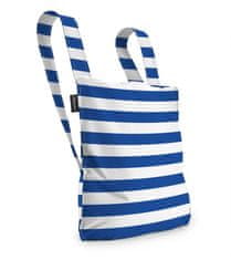 Notabag Kombinace batohu a tašky - mořské pruhy, modrá/bílá