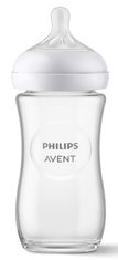 Philips Avent Láhev Natural Response skleněná 240 ml, 1m+