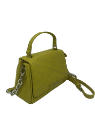 Marina Galanti shoulder bag Marina s ozdobnými cvočky v limetkové