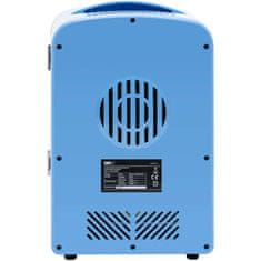 MSW Mini pokojová lednice s funkcí ohřevu 12 / 240 V 4 l - modrá