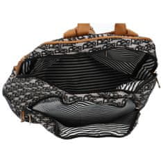 Danbliny Trendový dámský koženkový batoh Ripo, černá