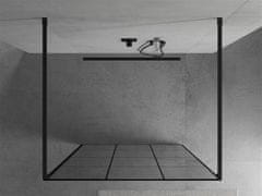 Mexen Kioto samostatně stojící sprchová zástěna 100 x 200, transparent/černá vzor 8 mm, černá (800-100-002-70-77)