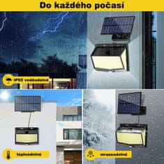 Xtech Solární LED svítidlo SLX-468 - pohybový senzor, 468 LED