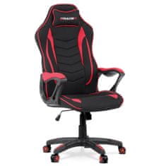 Autronic Herní a kancelářské křeslo E-racer, potah červená a černá látka, HM KA-G408 RED