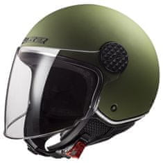 LS2 SPHERE LUX klasická jet helma matná military-zelená vel.XS