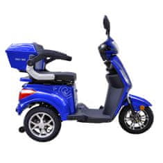 RACCEWAY Elektrický tříkolový vozík VIA-MS09, modrý lesklý