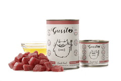 Gussto Fresh konzerva pro kočky s hovězím masem 400 g