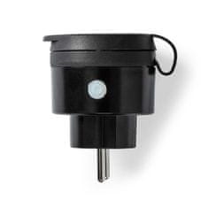 Nedis SmartLife chytrá zásuvka, ochranný kolík, 16 A, venkovní IP44, -5 - 40 °C (WIFIPO110EBK)