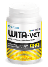 Eurowet Wita-Vet Ca/P=2 - Vitamínový Doplněk Pro Psy 8g 80 Tab.