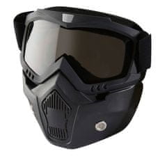 Nox brýle s maskou URNA (tmavé plexi), NOX SWAT MASK FUME