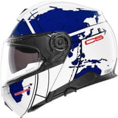 Schuberth Helmets přilba C5 Globe modro-bílo-červená 3XL