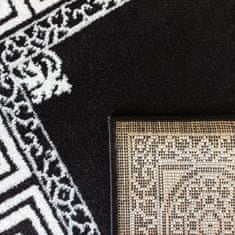 4sleep Kusový koberec SOHO-11 bíločerný Černá SOHO 30/30/120 120x170 Do 0,9cm Ornamenty