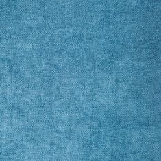 DESIGN 91 Dekorační vintage závěs s řasící páskou - Anisa, světle modrý 140 x 270 cm