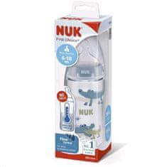 Manuka Health Kojenecká láhev NUK FC+Temperature Control 300 ml BOX-Flow Control savička blue