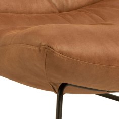 Actona Designová židle Milford brandy hnědá