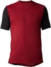 FOX cyklo dres RANGER Drirelease Race SS bordeaux S