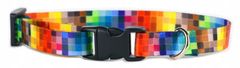 Matteo Obojek pro psa Pixely vícebarevný 30mm, 40-70cm