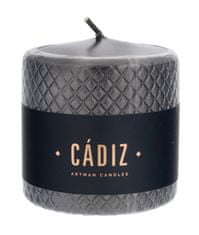 Artman Vánoční dekorativní svíčka Cadiz Cylinder Small Black