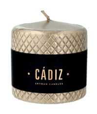 Artman Vánoční dekorativní svíčka Cadiz Cylinder Small Champagne