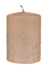 Artman Vánoční dekorativní svíčka Tiffany Cylinder Small Champagne